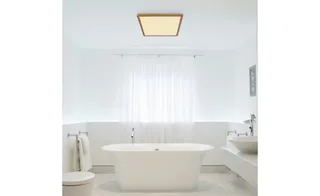 plafonniere - Sapana - kunststof - LED - 41563-24WW de Globo en Naturel – photo produit 2 sur 3