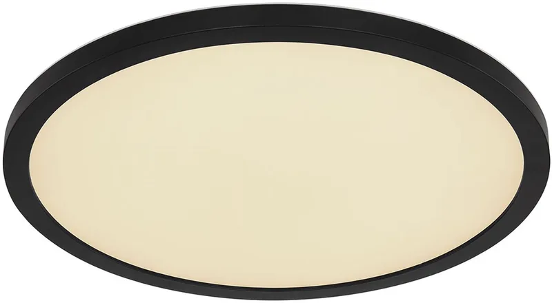 plafonniere - Sapana - kunststof - Ø 29cm - LED - 41562-18BRGB de Globo en Noir – photo produit