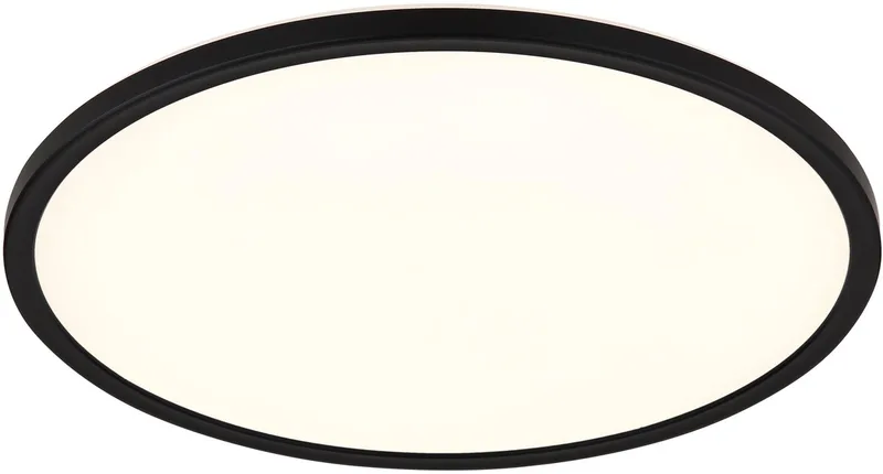 plafonniere - Sapana - kunststof - Ø 42cm - LED - 41562-24B von Globo in Schwarz – Produktfoto