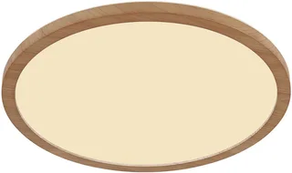 plafonniere - Sapana - kunststof - Ø 42cm - LED - 41562-24WW fra Globo i Natur – produktbillede 1 af 3