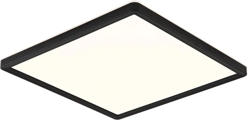 Plafonniere - SAPANA - kunststof - plafonnière - LED - 41563-18B de Globo en Noir – photo produit