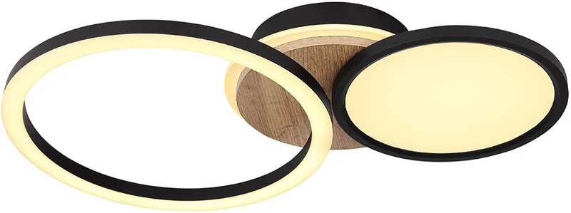 plafonniere - Sid - metaal - LED - 67273-28 de Globo en Noir – photo produit 1 sur 2