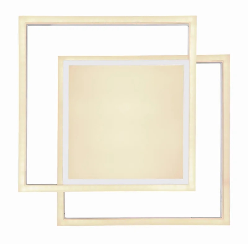 plafonniere - Squares - metaal - LED - 67225-24FSH van Globo in Wit – productfoto