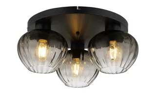 Plafonniere - TOY - glas - Ø 45cm - E27 - 60130308 de Globo en Noir – photo produit 3 sur 3