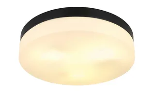 plafonniere - Vranos - aluminium - Ø 30cm - E27 - 32113B fra Globo i Sort – produktbillede 3 af 3