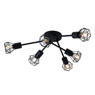 Lighting Deckenleuchte von Globo in Schwarz – Produktfoto 1 von 3