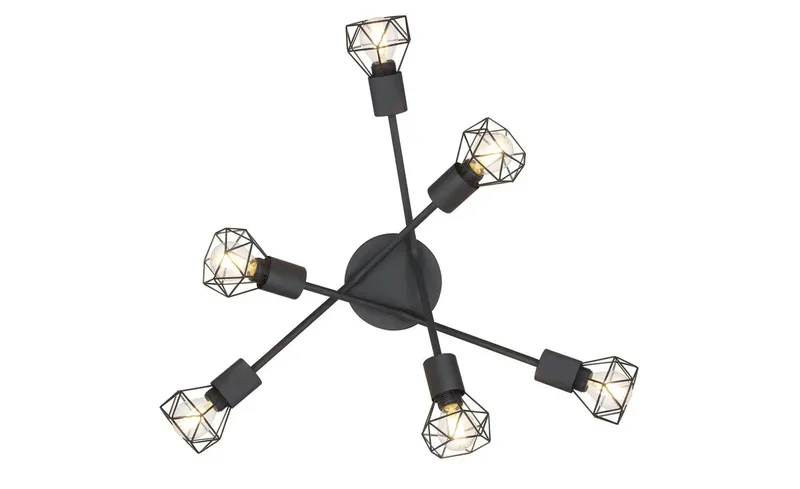 Lighting Deckenleuchte von Globo in Schwarz – Produktfoto 2 von 3