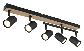 Spot - ROBBY - metaal - opbouwspot - GU10 - 57911-5BW de Globo en Noir – photo produit 3 sur 3