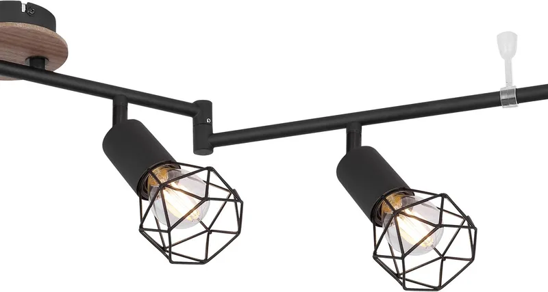 Spot - Xara I - metaal - opbouwspot - E14 - 54802S-6H by Globo in Black – product photo 1 of 3