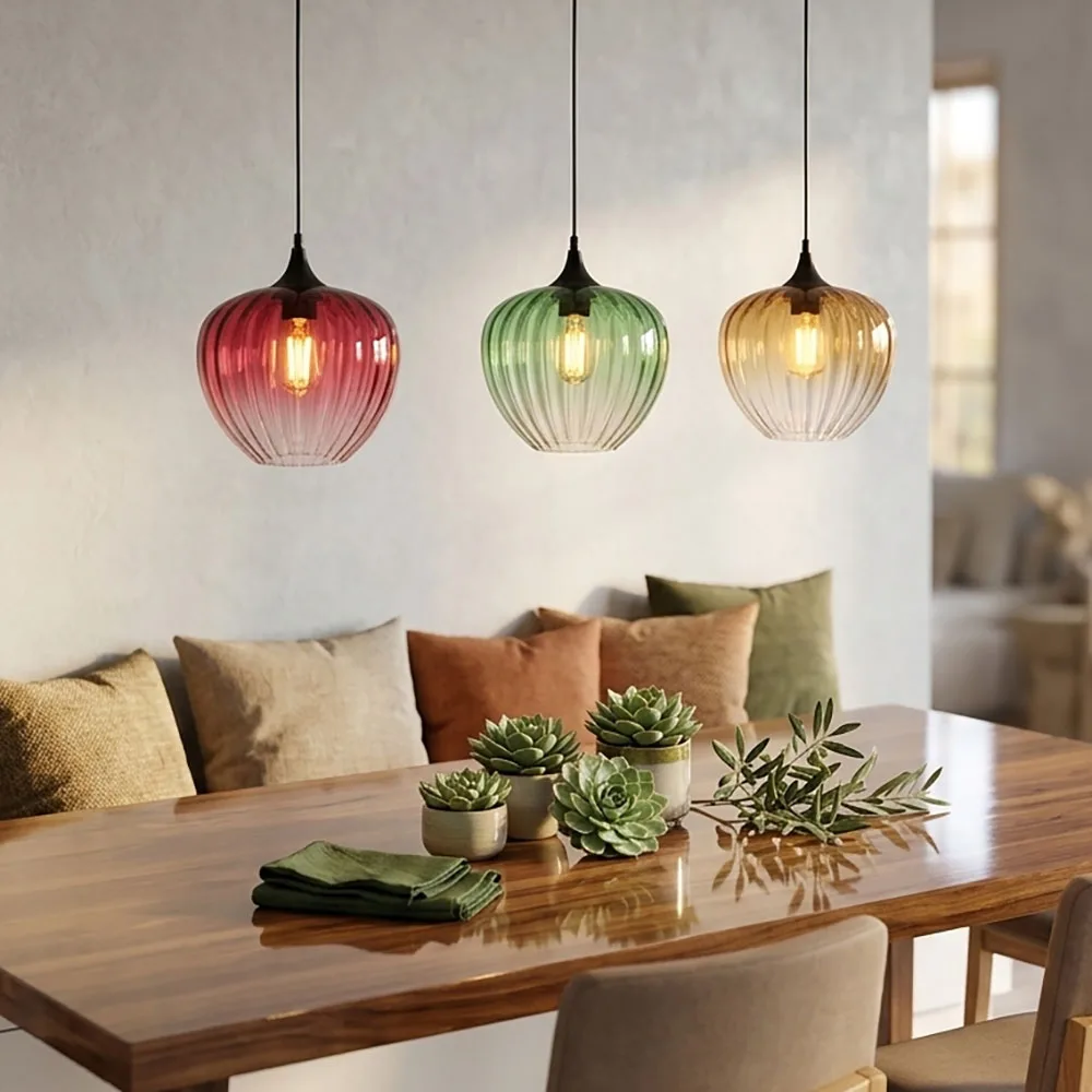Suspension Led Pour Salon, 3 Ampoules, Métal H 150 Cm de Globo en Noir – photo produit