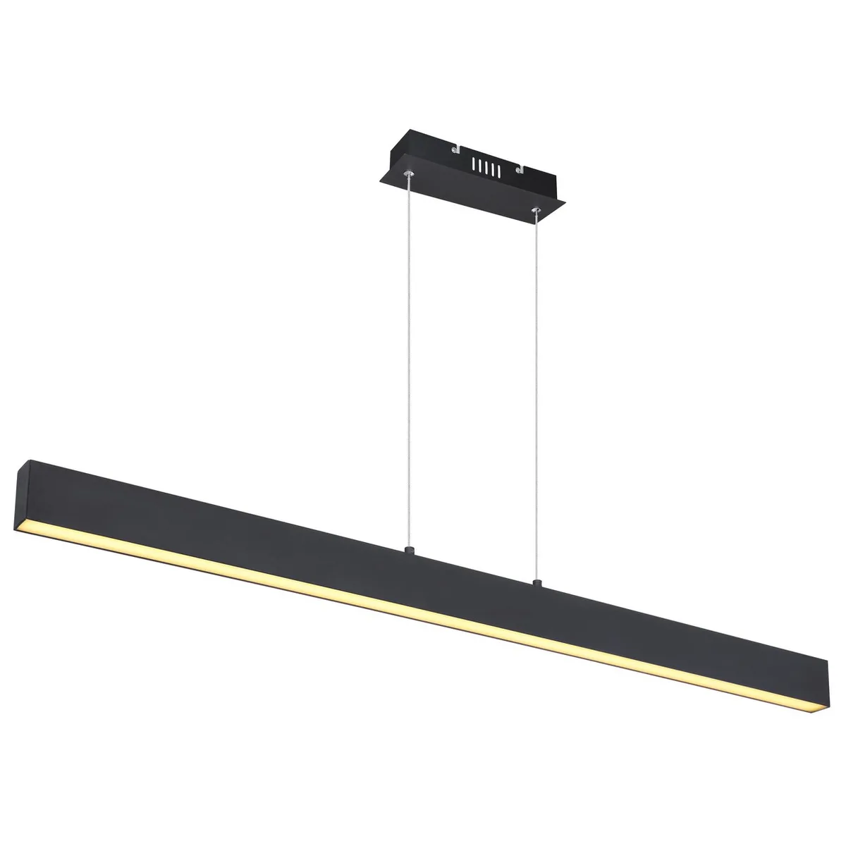 Suspension - Verena - Métal - Grande Lampe De de Globo en Noir – photo produit