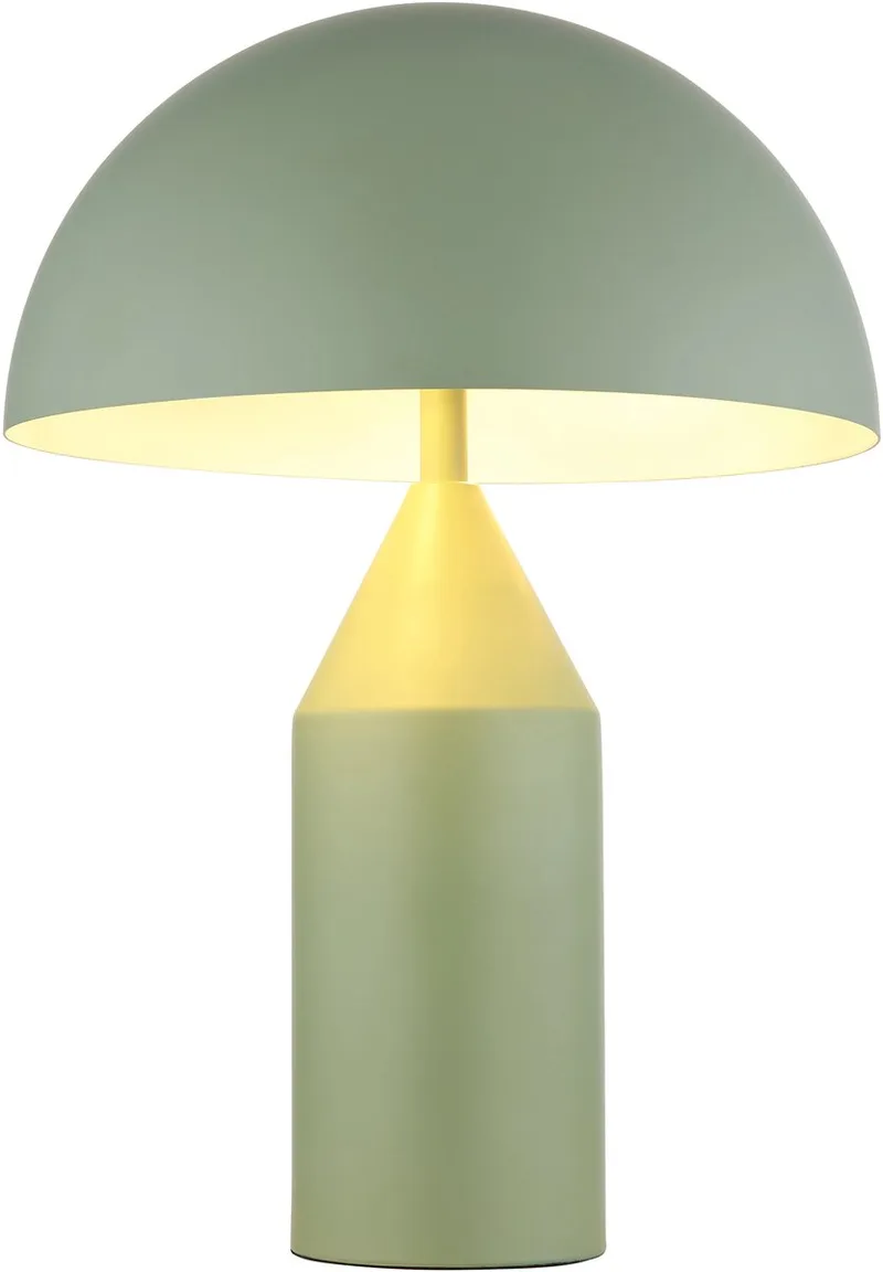 Tafellamp - ATOMA - metaal - Ø 28cm - E27 - 21030BG by Globo in Green – product photo