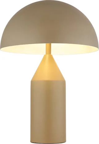 Tafellamp - ATOMA - metaal - Ø 28cm - E27 - 21030S fra Globo i Beige – produktbillede 1 af 3