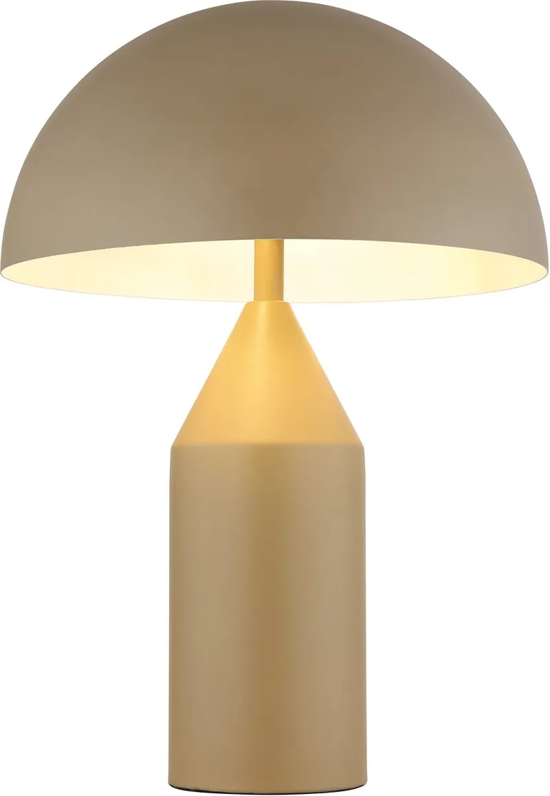 Tafellamp - ATOMA - metaal - Ø 28cm - E27 - 21030S fra Globo i Beige – produktbillede 1 af 3