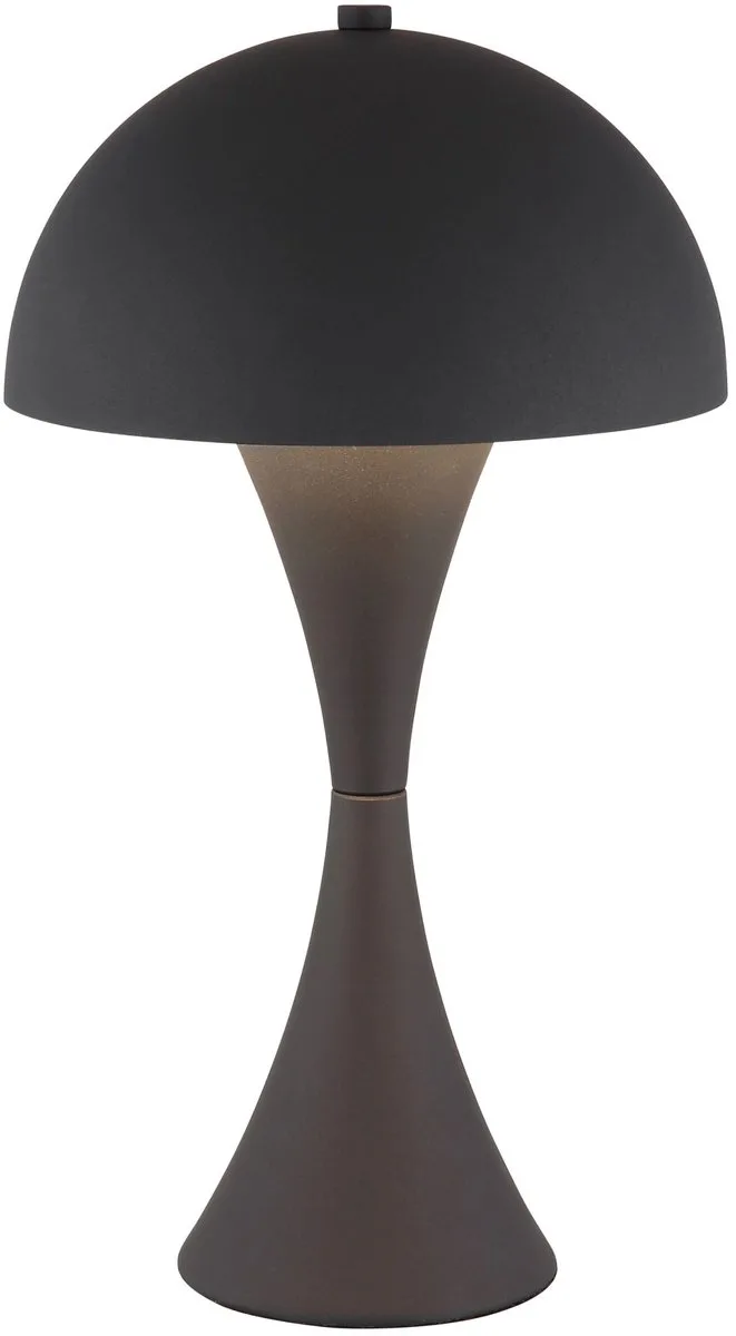 Tafellamp - DIMA - metaal - Ø 20cm - E27 - 21028S från Globo i Svart – produktbild