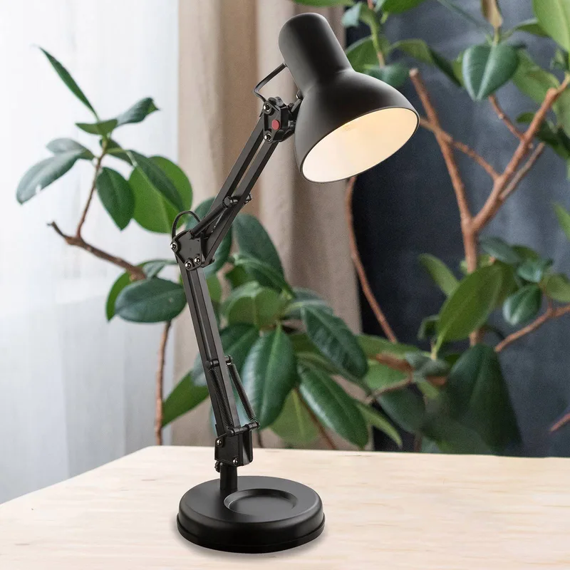 Tafellamp Famous met drie scharnier by Globo in Black – product photo