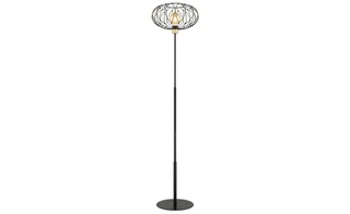 tafellamp - GREYS - metaal - Ø 40cm - E27 - 15966S de Globo en Noir – photo produit 2 sur 3