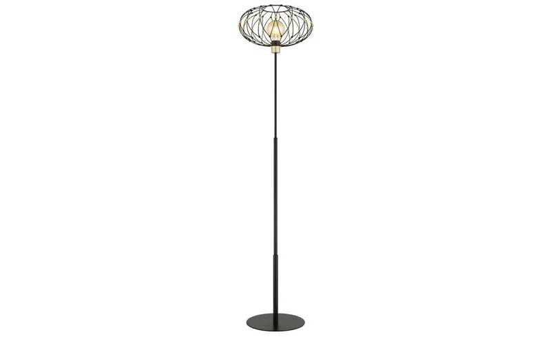 tafellamp - GREYS - metaal - Ø 40cm - E27 - 15966S de Globo en Noir – photo produit 2 sur 3