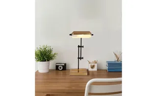 Tafellamp - MARID - metaal - notarislamp - E27 - 24918M by Globo in Natural – product photo 2 of 3