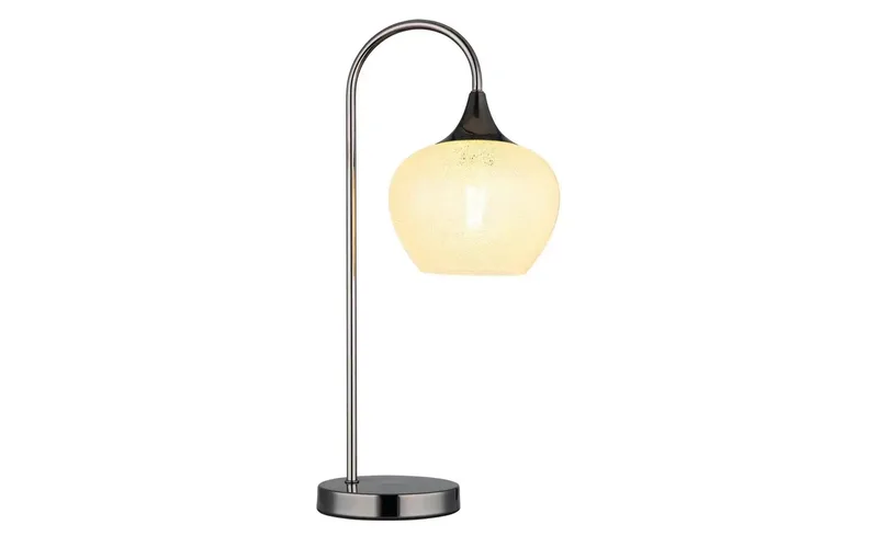 Tafellamp - MAXY - glas - kleurglas-lamp - E27 - 15548TK de Globo en Anthracite – photo produit 3 sur 3