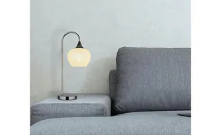 Tafellamp - MAXY - glas - kleurglas-lamp - E27 - 15548TK de Globo en Anthracite – photo produit 2 sur 3