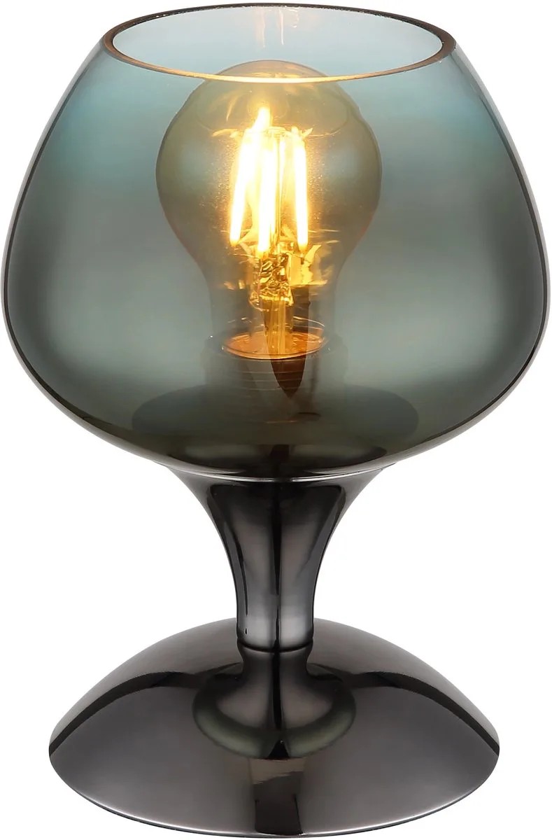 Tafellamp - MAXY - glas - Ø 15cm - E27 - 15548T4 van Globo in Groen – productfoto