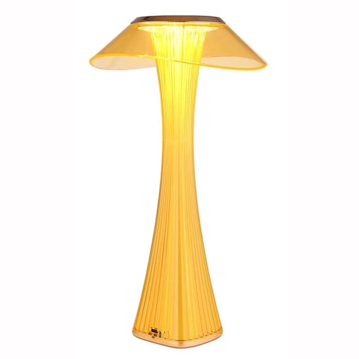 Tafellamp Nachtlamp Tafellamp Woonkamerlamp Leeslamp Slaapkamerlamp, kunststof acryl amber touchdimmer CCT, LED 2,5W 100Lm 2700K, 4500K, 6500K, H 27,4 cm de Globo en Or – photo produit