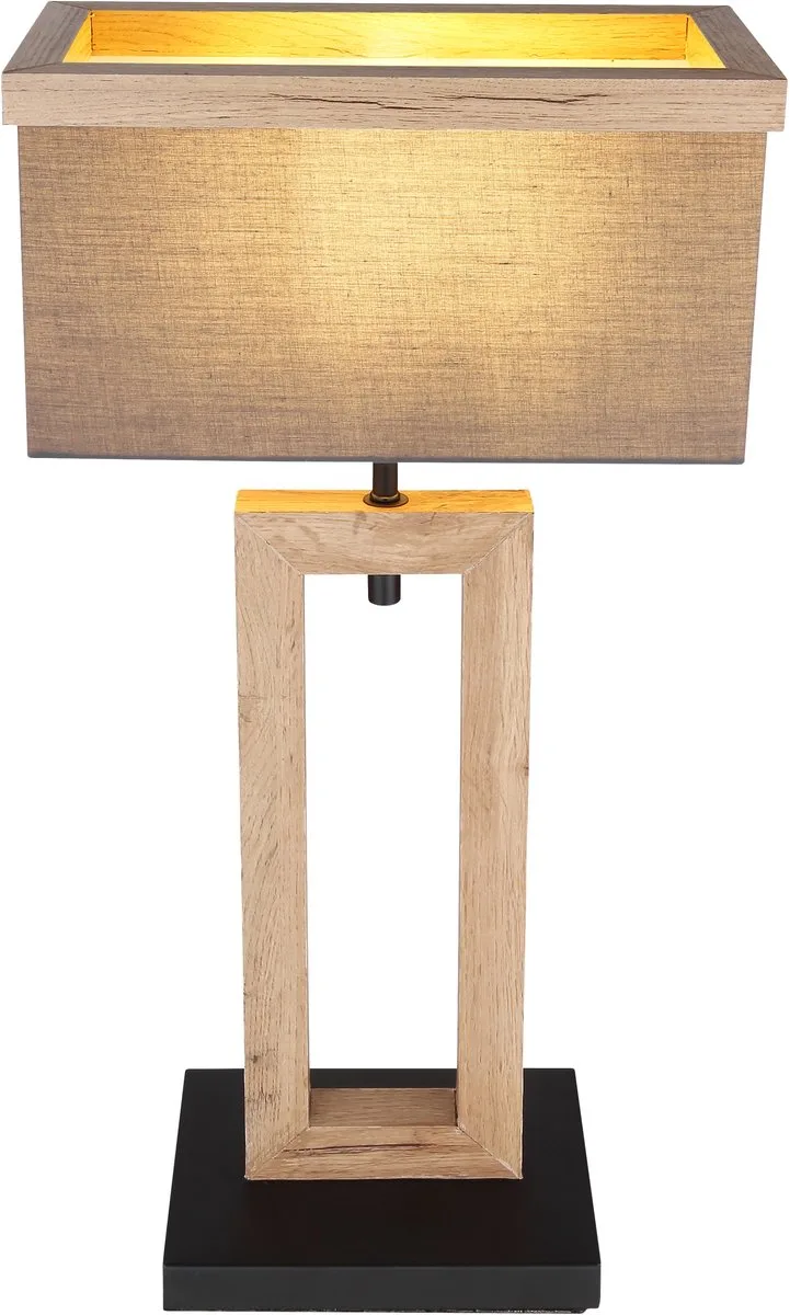 tafellamp Ossi - metaal - 15578T by Globo in Black – product photo