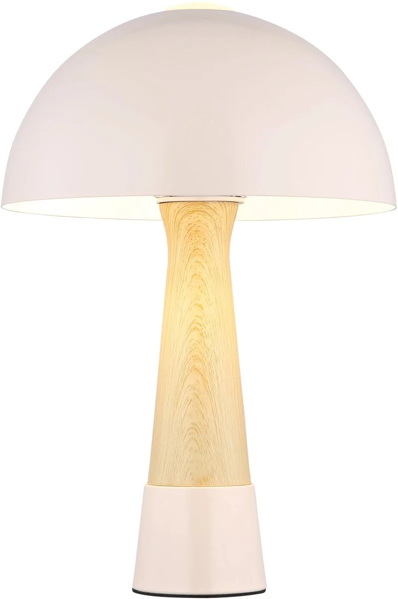 Tafellamp - PAULIN - metaal - Ø 25cm - E27 - 51570121 de Globo en Amberkleurig – photo produit