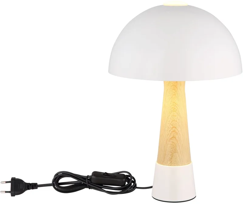 Tafellamp - PAULIN - metaal - Ø 25cm - E27 - 51570122 fra Globo i Beige – produktbillede