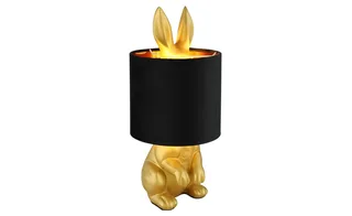 Tafellamp - RABBIT - kunststof - Ø 18cm - E27 - 21633G by Globo in Gold – product photo 2 of 3