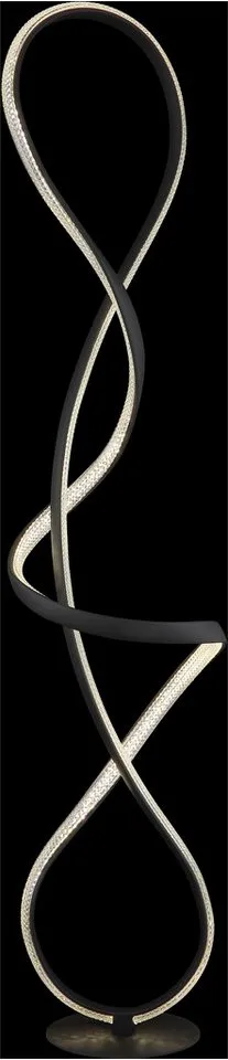 tafellamp - SWIRL - metaal - LED - 67341SS van Globo in Zwart – productfoto 5 van 5