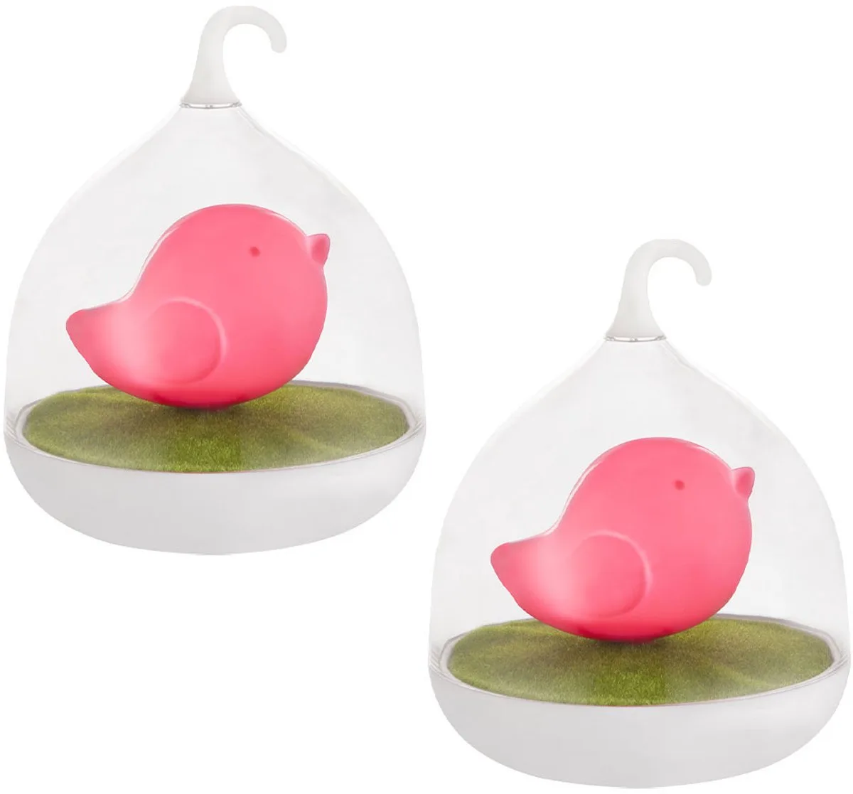 Tafellamp Tafellamp Nachtlamp Woonkamerlamp Leeslamp Slaapkamerlamp, kunststof wit touchdimmer Batterijsensor, LED 0.08W, H 17 cm, set van 2 de Globo en Rose – photo produit