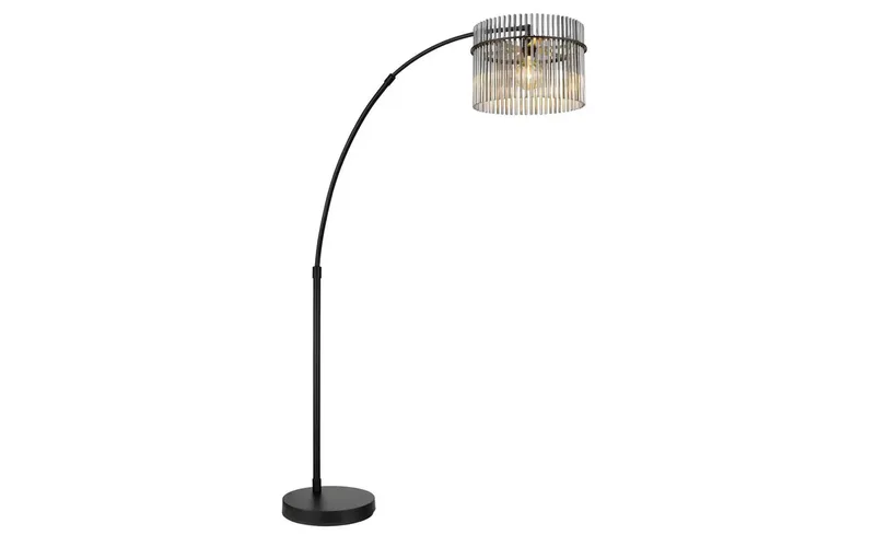 Vloerlamp - GORLEY - glas - booglamp - E27 - 15698S1 de Globo en Noir – photo produit 3 sur 3