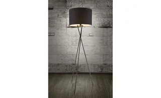 vloerlamp - Gustav - metaal - Ø 62cm - E27 - 24686 fra Globo i Sort – produktbillede 2 af 2