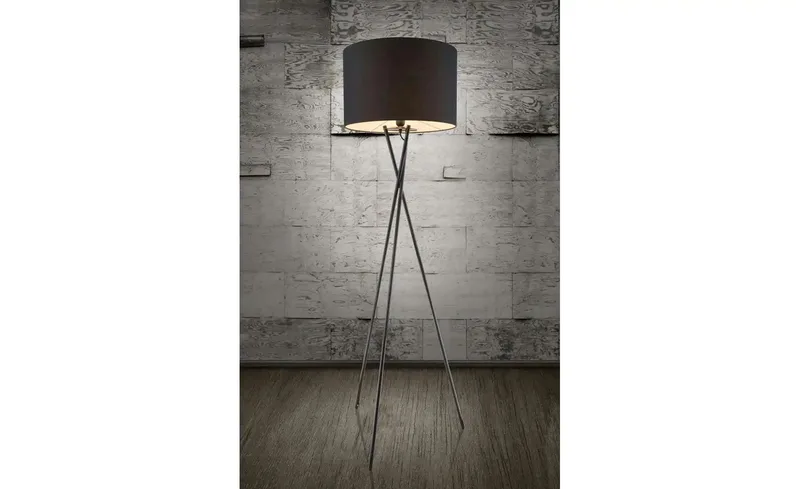 vloerlamp - Gustav - metaal - Ø 62cm - E27 - 24686 fra Globo i Sort – produktbillede 2 af 2