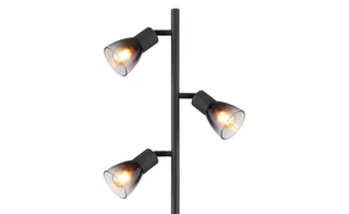 Vloerlamp LAVUS Glas 165.0cm Matt | Gekleurd E27 3-Lichts van Globo in Zwart – productfoto 2 van 3