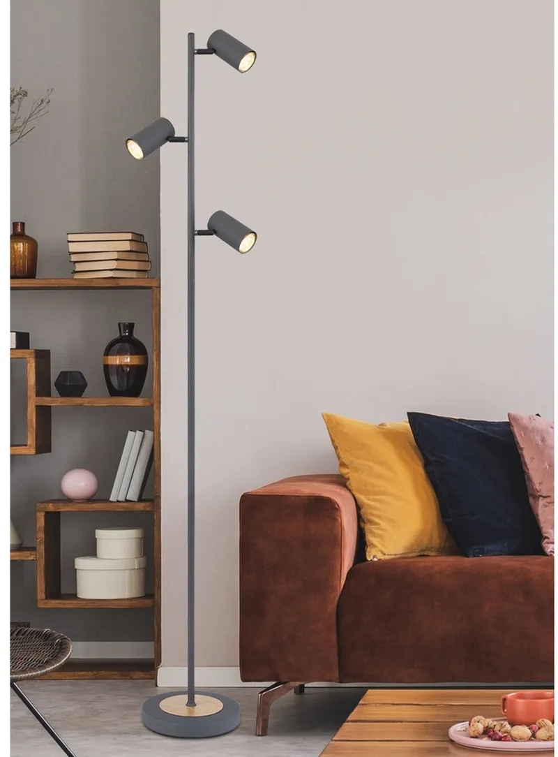 Lighting Stehleuchte von Globo in Schwarz – Produktfoto 1 von 3
