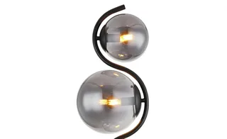 vloerlamp - Porry - glas smoke glas - Ø 66cm - E14 - 15869S de Globo en Noir – photo produit 2 sur 3