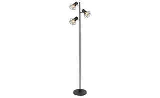 vloerlamp - Priska - metaal - E27 - 54017-3S de Globo en Noir – photo produit 2 sur 3