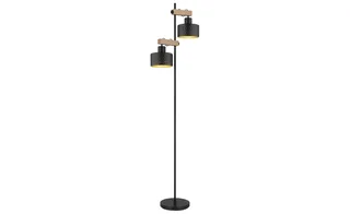 vloerlamp - Rielly - metaal - E27 - 15651S de Globo en Noir – photo produit 3 sur 3