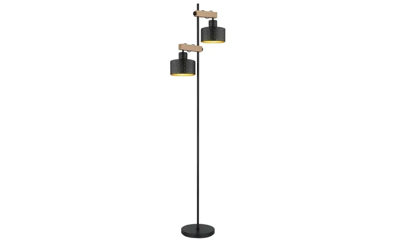 vloerlamp - Rielly - metaal - E27 - 15651S de Globo en Noir – photo produit 3 sur 3