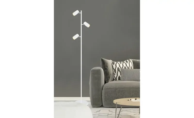 vloerlamp - Robby - metaal - GU10 - 57910SW de Globo en Blanc – photo produit 3 sur 3