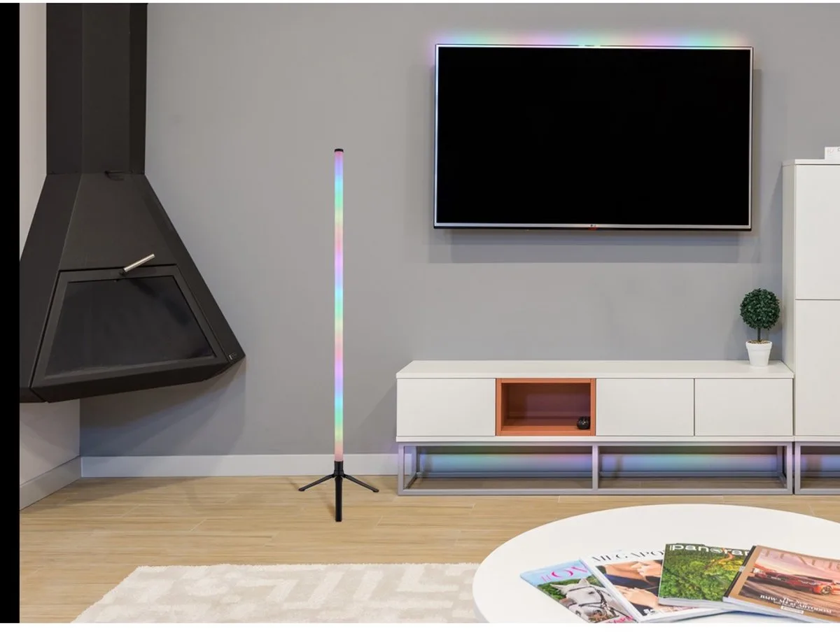 Vloerlamp Rocky - 28062 by Globo in Black – product photo