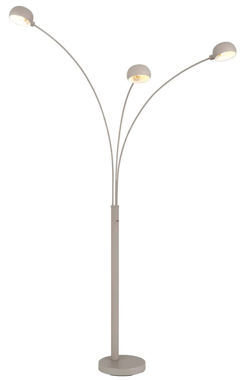 Vloerlamp Seymour 3 lichts H 202 cm beige fra Globo – produktbillede