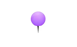 vloerlamp Toula - kunststof - 30 cm - E27 fitting - 31775 de Globo en Blanc – photo produit 3 sur 3