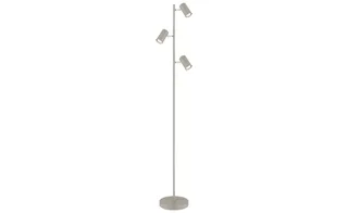 Vloerlamp vloerlamp 3 lampen zwenkbare vloerlamp woonkamer zandkleur wit 3 vlammen, metaal, 3x GU10, DxH 23x154 cm van Globo in Zand – productfoto 3 van 3