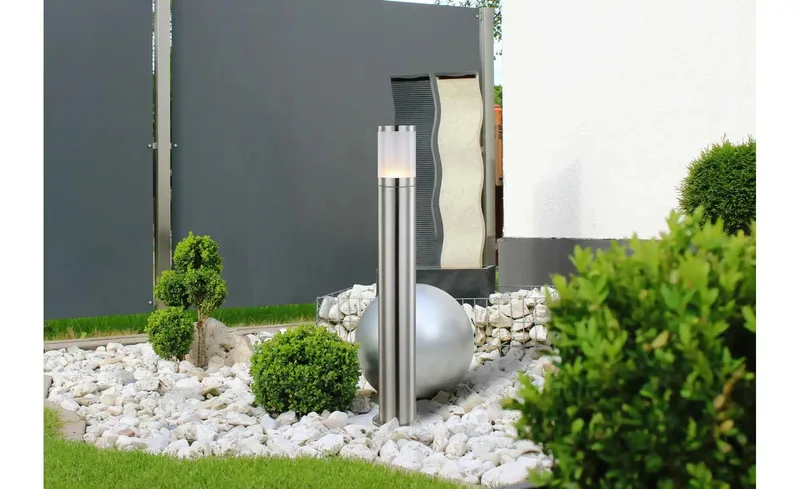 vloerlamp Xeloo - metaal - 14 cm - E27 fitting - 32016 fra Globo i Sølv – produktbillede 3 af 3