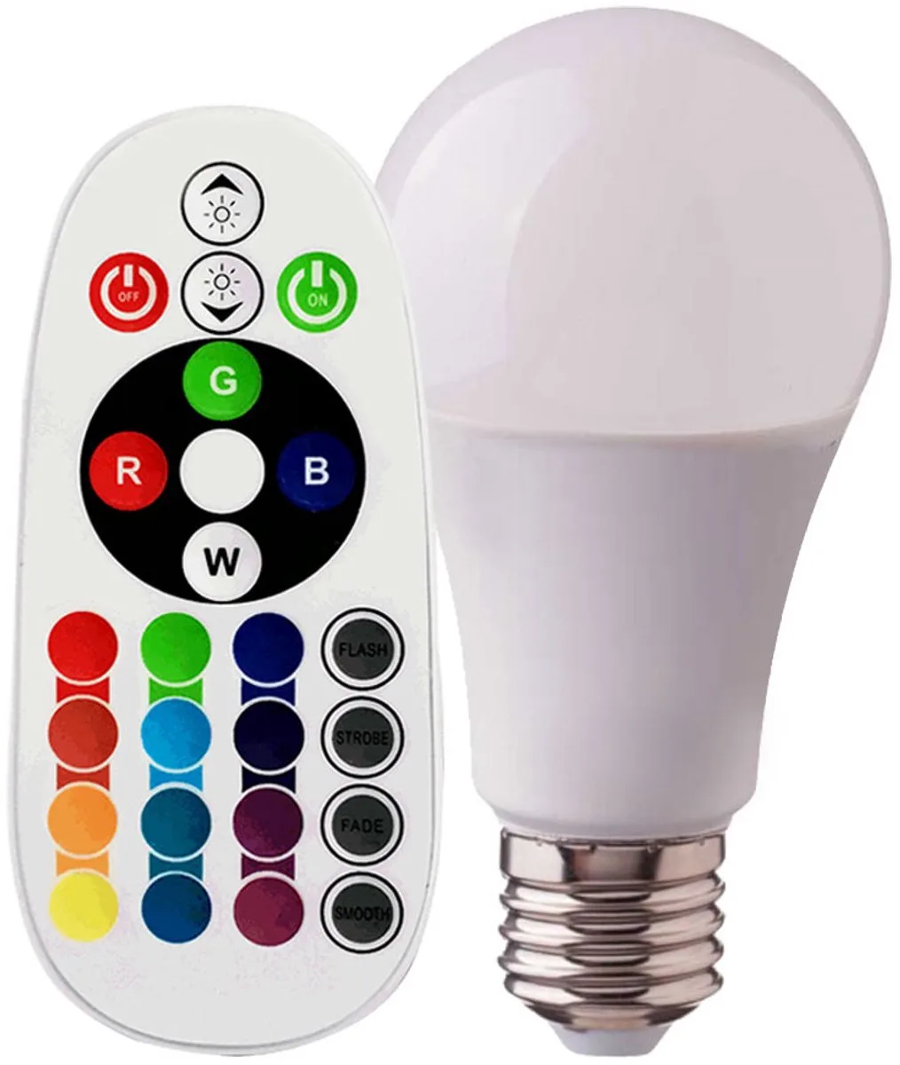Wandlamp AFSTANDSBEDIENING tuinfakkel buiten tuinverlichting dimbaar in set incl. RGBLED lamp de Globo en Anthracite – photo produit