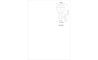 wandlamp Callisto - - metaal - 34250S fra Globo i Mørkegrå – produktbillede 2 af 3